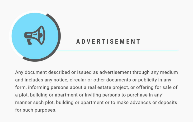 What is Advertisement in Real Estate Sector?